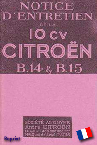 CitroÃ«n 10CV Manual 1926